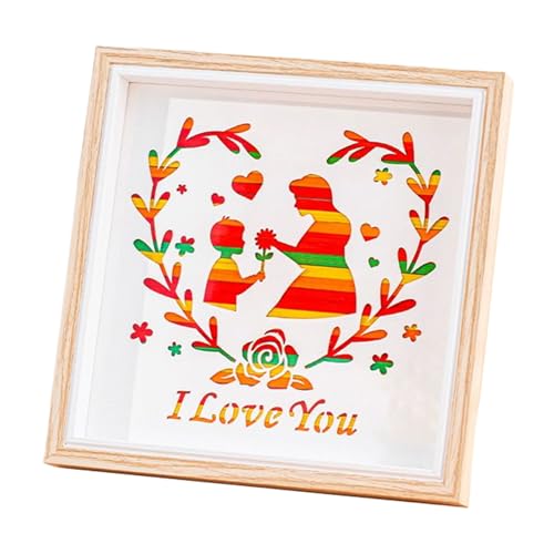 Mères Day Arts and Crafts pour , travaux manuels de fête des mères pour – Mères Day Picture Frames Craft, kit facile fait à la main pour maman, femmes, filles, filles en salle de classe