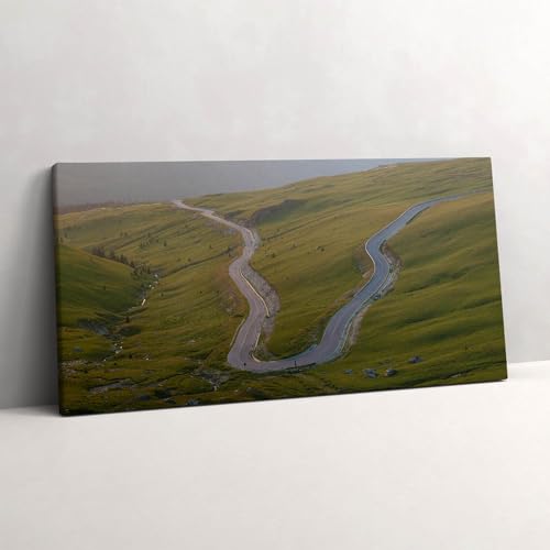 Peinture sur Toile Artistique Haute Définition Route Transalpine 67c