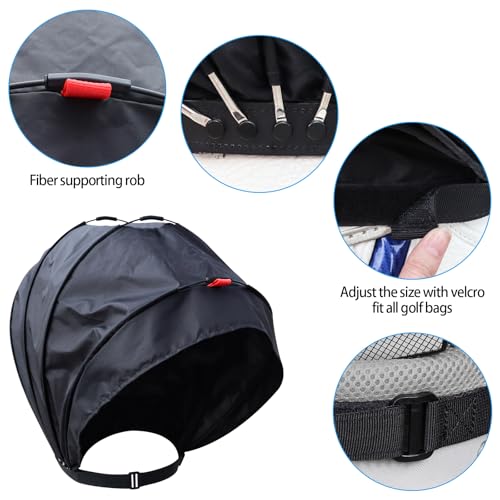 Craftsman Golf Black Waterproof and Dustproof Golf Bag Rain Hood by CRAFTSMAN GOLF - Image 2