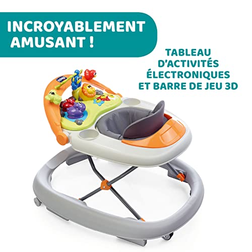 Trotteur Walky Talky Sons et Lumières 4 roues 6 freins CHICCO - vue 4