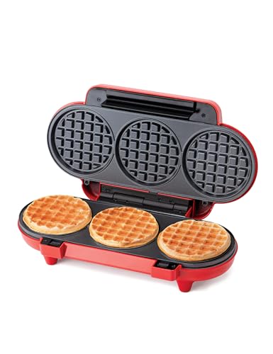 Betty Crocker Mini Multi-Waffle Maker, 1200W Kitchen Appliance for Home
