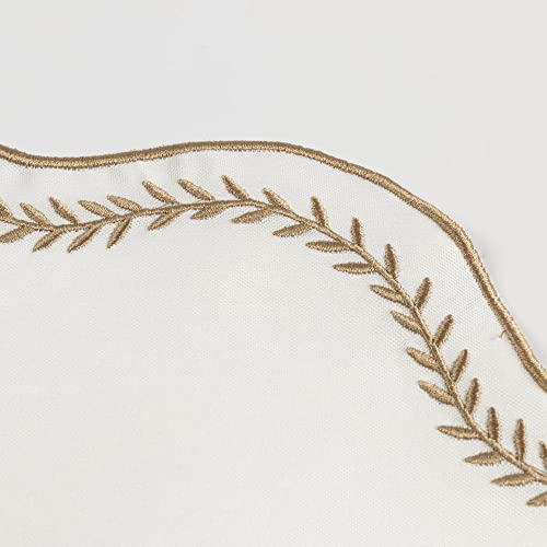 Jogo Americano Sousplat Paris Mesa Posta 8 Peças - Bege