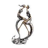 NO-LOGO GYDBJ Élégant Salon décoration Bisou Couple Accessoires Accessoires Amoureux Statue résine Figurine Artisanat Maison Maison de Mariage Bureau en Forme de cœur