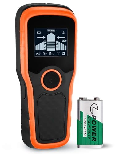 Scanner mural 5 en 1 avec écran LCD pour détecter le bois et métal