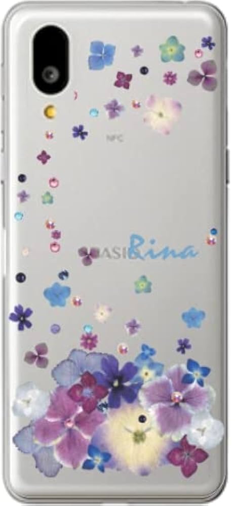 Amazon | ［らふら］BASIO Active2 SHG12 名入れ 押し花風