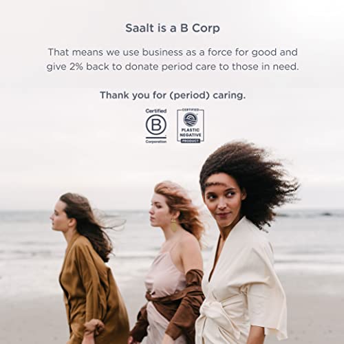 Saalt Soft Menstrual Cup – Reusable Period Cup – Made for Comfortable, Leak-Free Protection Up to 12 Hours – BPA & Latex Free – Includes Cup & Carry Bag (Small, Desert Blush)