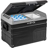 Bluecraft Brunner - Compressore per frigorifero Polarys Freeze 35, 12/24 V DC - 100/240 V, funzionamento AC, app per la regolazione della temperatura, raffreddamento e congelatore, 35 litri