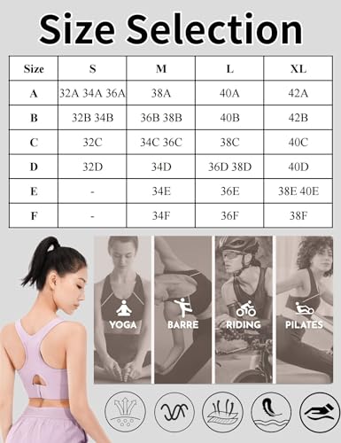 Image of Paeceioni Sports Bras for Women High Support, Women's Sports Bras, Everyday Comfy Sleeping Bras, Comfortable Bras for Women