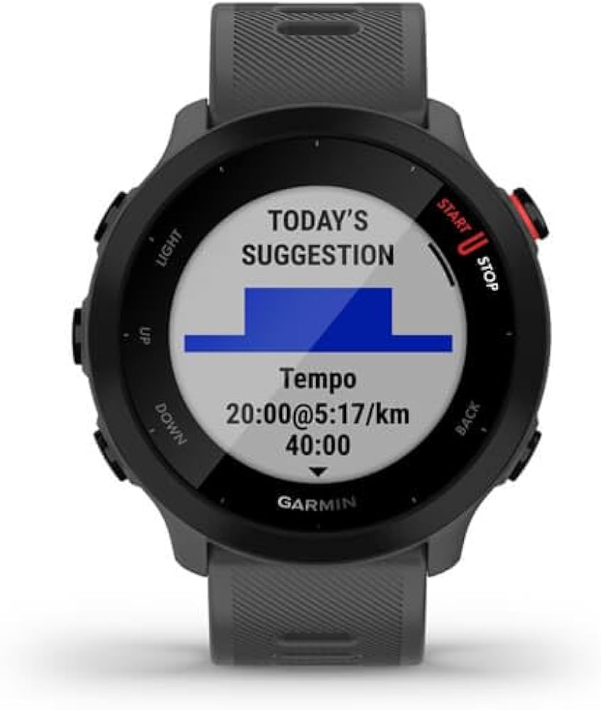 Amazon.com: Garmin Forerunner 55 Monterra Grey, 010-02562-13, OS