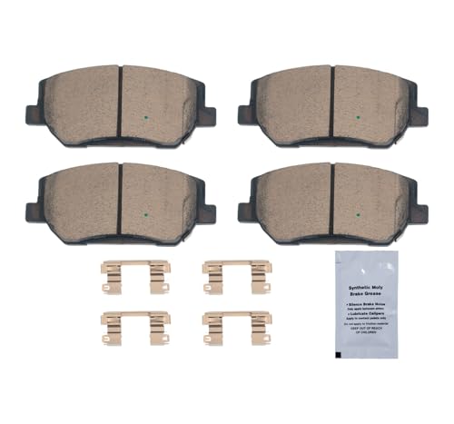 Image of HUSCH D2198 Front Ceramic Brake Pads Kit Fit For Hyundai Santa Fe 2019-2020