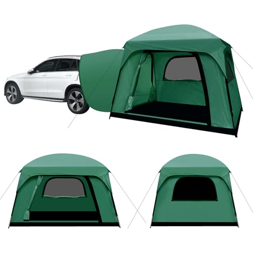 Qualencey SUV Tent, Dual Mode (Party & Privacy), Heavy-Duty Oxford Fabric, Sturdy Metal Frame, Quick...