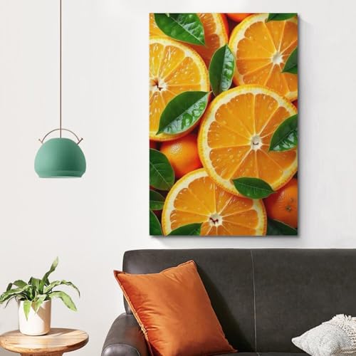 Tranches de fruits d'art moderne tableau suspendu 60x90 - 4