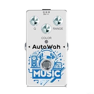 Classic Auto Wah Sound: Delivers authentic 70s-style funky filter tones beloved by funk guitarists and bass players for expressive, rhythm-driven performances. Zinc Alloy Enclosure: Built with LONGLASTING zinc alloy housing for reliable stage and stu...