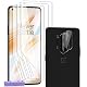 Zerrshoo Panzerglas Schutzfolie für OnePlus 8 Pro 3 Stück TPU und 2 Stück Kamera Schutzglas