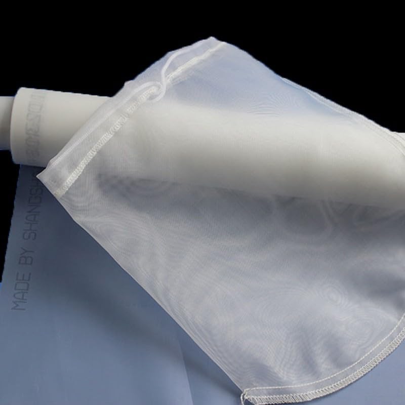 Juego de bolsas de filtrado de nailon, cinco filtros de malla fina multiusos perfectos para jugos, sopas y otros alimentos (160 micras)