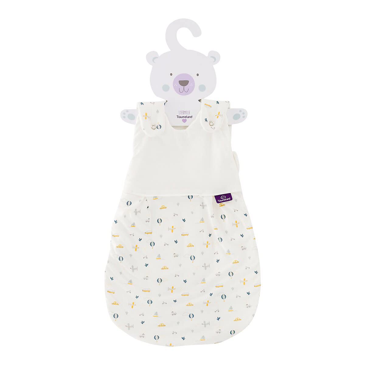 Träumeland Babyschlafsack LIEBMICH 3-teilig Set BrummBrumm, Größe 50/56