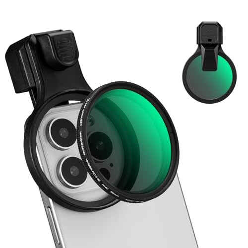 K&F CONCEPT 58mm ND2-32 Phone Lens Filter Kit