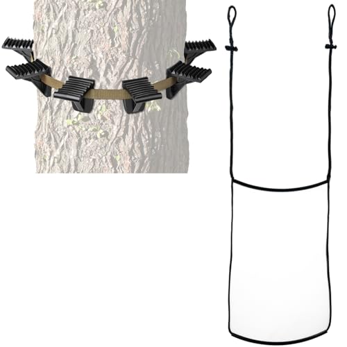 ZIVOXIA 6 Pack Saddle Hunting Platform Ring of Steps & Climbing Stick Double Step Aider