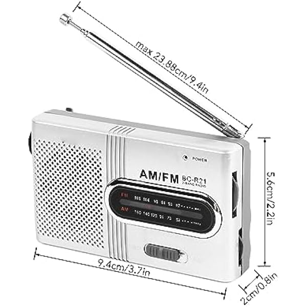 Портативный Am Fm радио карманный радиоприемник Тюнинг свет Стабильный прием сигнала Чистый звук Портативный приемник для пожилых людей Утренняя зарядка Открытый путешествия