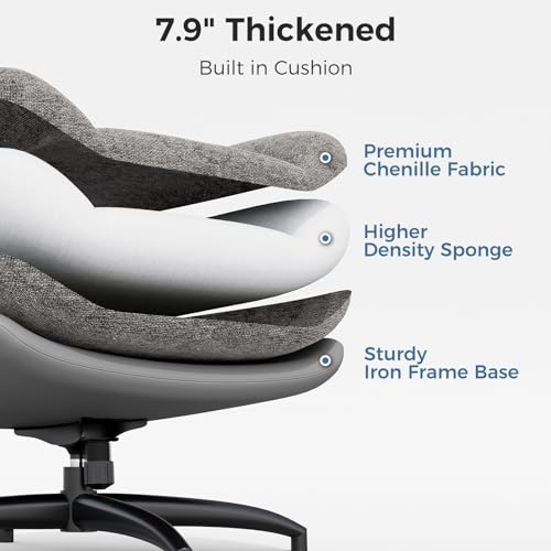 Sillón Recliner Plegable Chenille Gris miniatura 6