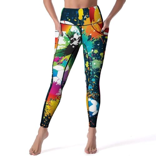 Legging yoga femmes pantalon sport fitness gym jogging leggings taille haute S