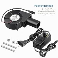 GDSTIME Gebläse Lüfter 230V 97mmx33mm Radiallüfter Regelbar Dual Kugellager – Ansicht 9