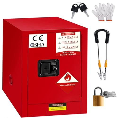 8 Gallon Red Flammable Storage Cabinet 18.11