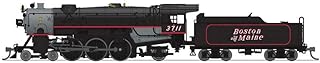 Broadway Limited 6922 Heavy Pacific 4-6-2, B&M 3711, Speed Lettering, Paragon4 Sound/DC/DCC, N