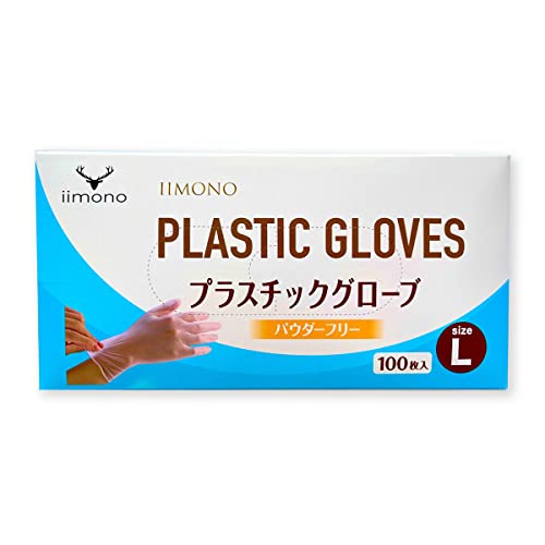 使い捨てプラスチック手袋 IIMONO プラスチックグローブ パ