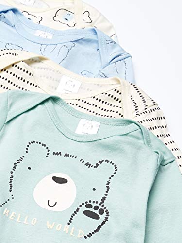 Image of Gerber Baby Girls 4-Pack Sleeper Gown - Soft Cotton Newborn Nightgowns, Elastic Hem Sleepwear Set for Infant Girls