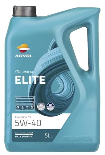 REPSOL Elite Evolution 5W-40 Aceite De Motor Para Coche, 5L
