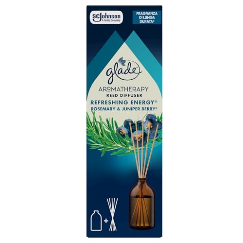 Glade Aromatherapy Diffusore a Bastoncini, fragranza Rosemary &Juniper Berry, pack 1 x 80ml