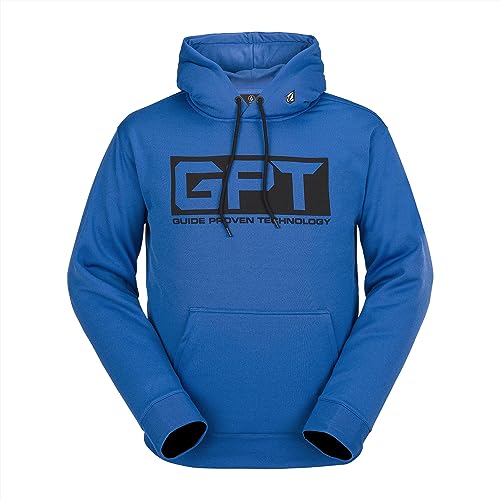 Image of Volcom Men's Hydro Fleece Riding Hoodie - Water-repellent Sweatshirt With Storm Hood & Thumbholes