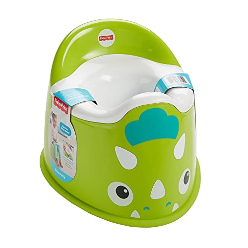 Mattel Fisher-Price Troninho Meu Primeiro Penico do Dinossauro, Penicos para Crianças, Estágio de De