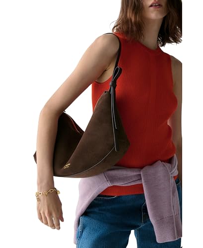 Image of kate spade new york Women's Loop Pebbled Leather Large Shoulder Bag