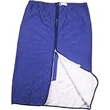 Unisex Wearable Incontinence Bed Pads, Leakproof Adult Diaper Skirt for Highly Absorbency, Washable Bed Mats, Nightgown for Bedwetting, Reusable Bed Mattress Mats for Bedridden Elderly (Large)