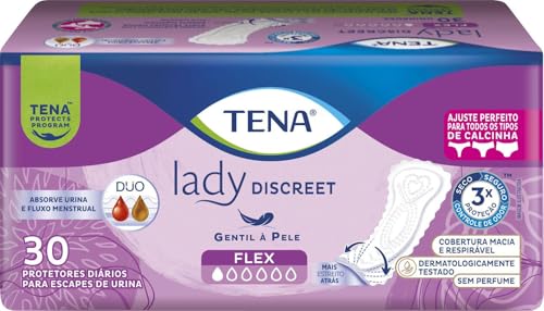 Protetor Diário Tena Lady Discreet Flex 30 Unidades