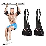 Legend Legacy Hanging Ab Straps - Pair, Abdominal Slings, Ab Swing, Pull Up Bar Accessory for Leg Raise & Weight Lifting with Heavy Duty Carabiners and Rip Resistant Arm Support for Men & Women