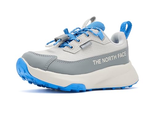 The North Face Teen Fastpack II Hiker Waterproof Hiking Shoe - Highly Cushioned, Rubber Outsole, Abrasion Resistant, Glacier Gray/Marina Blue, 3 by The North Face - Used condition - US$76.58