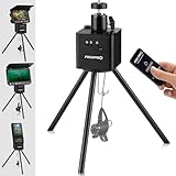 FishPRO Positioner for Underwater Fishing Camera - [Full-Aluminum] Remote & Manual Control, 2-Way 360° Rotating, Tripod for Ice Fishing Camera Underwater, with 1/4" Tilt Mount, Fit Ice Hole Max 11"
