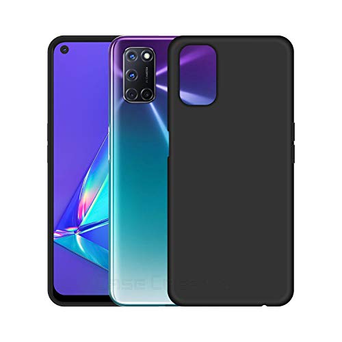 Image of Case Creation Luxurious OG Series for OppoA72 Case Cover,Anti-Dirty Slim Case Frosted Matte Cute Candy TPU Raised Bezel (Splash of Color) Back Cover for Oppo A72 -Black