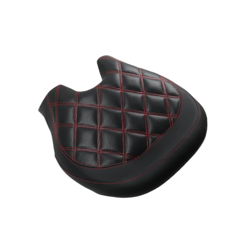 Siège de moto en cuir noir rhomboïde confortable pour Can-Am Ryker 600 900 Sport Rally Edition Sport 19-24