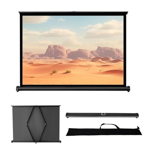 Pantalla de proyección retráctil para escritorio 50 pulgadas