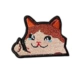 Funny Cry Cat Patch, Cute Cat Meme Morale Patches, Moral Patch, Military Patch, Hook and Loop, Embroidered Patch for Tactical Backpacks, Clothing, Jeans, Hats, Bags, Helmets, Dog Harnesses, Army Vests