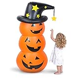 👹【Einfach zu bedienen】Leichte Materialien machen die Installation und Demontage zu Hause für jedermann einfach. Nach dem Einspritzen von Wasser aufpumpen und sicher am Boden befestigen. Sie müssen sich keine Sorgen um Stürze machen.