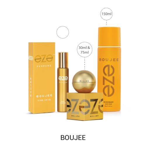 Image of Eze Perfume Boujee Deodorant Spray - 150ml | All Day Freshness With Luxurious Fragrance | A Masculine Scent Blend | Perfect for Work, Events & Special Occasions