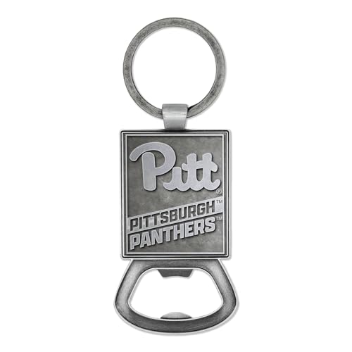 Rico Industries NCAA Pitt Panthers Pewter Style Bottle Opener Keychain