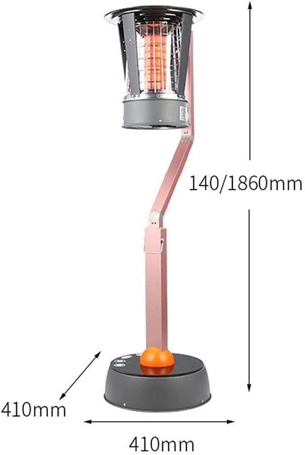Outdoor Portable Patio Heater,6kW Garden Gas Heater,Height Adjustable,360° Heating,for Indoor,Weddings,Parties,Commercial Use.