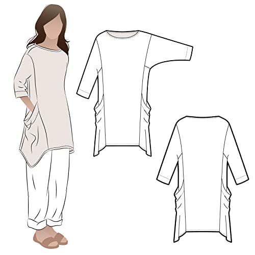 Style Arc Sewing Pattern - Kaye Tunic (Sizes 18-30)