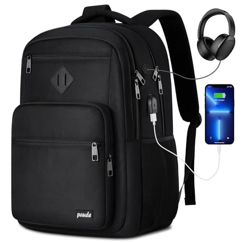 Paude Black Laptop Backpack